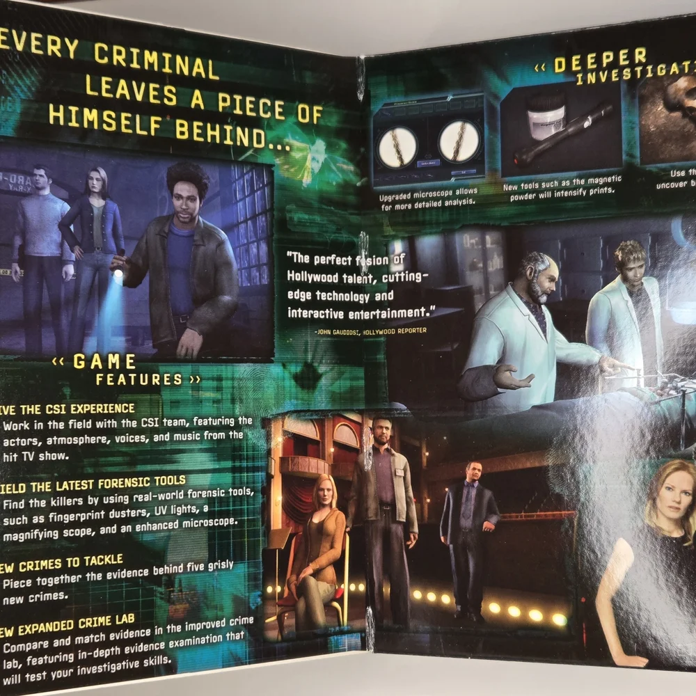 CSI Dark Motives PC Game Complete 3 Disc Set w Case Manual